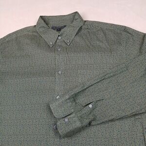 John Varvatos XL Mens Shirt Long Sleeve Button Down Lightweight 24x30 Floral